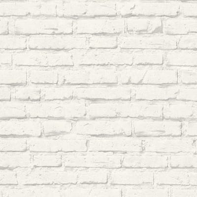 Natuur behang Profhome 343992-GU vliesbehang licht gestructureerd met natuur patroon mat grijs wit 5,33 m2