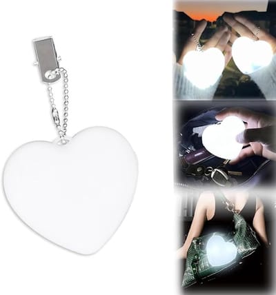 Vivva - Handtas Lampje - Sleutelhanger Lampje - Mini Zaklamp - LED Lampje - Klein Lampje - HEARTIGLO