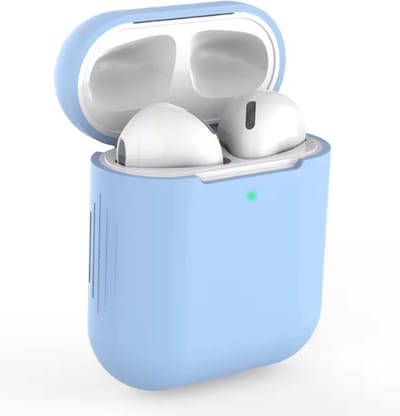 New Age Devi - Hoesje geschikt voor Apple AirPods - Airpodshoesje - Geschikt voor AirPods 1/2 - Perfecte Pasvorm - Duurzame Bescherming