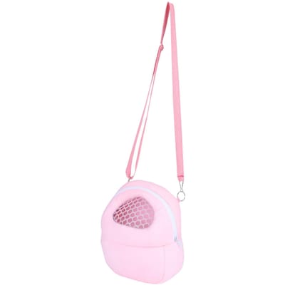 Cage de Transport Rat Hamster Hérisson Furet Sac de Voyage Sommeil Poche 3 Couleurs 3 Tailles LJ pink