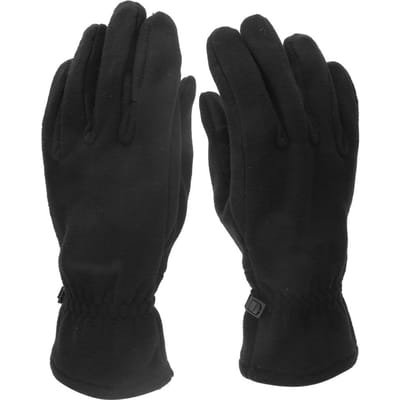 Fleece Winter Warm Outdoor Sport Fietsen Antistatisch Touchscreen Handschoenen voor Mannen en Vrouwen(Zwart M) zwart