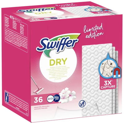 Swiffer Dry Stofvangende Vloerdoekjes - Limited Edition - Barbieroze - vloerwisser doekjes