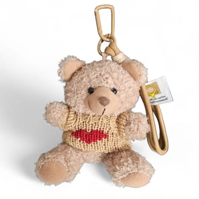 Keychain met Lucky teddy Hanger - Hartje beertjes sleutelhanger- Tas- Rugzak- Vriendschap - Geliefde - Rood - Valentijn cadeautje | Cadeau voor dames