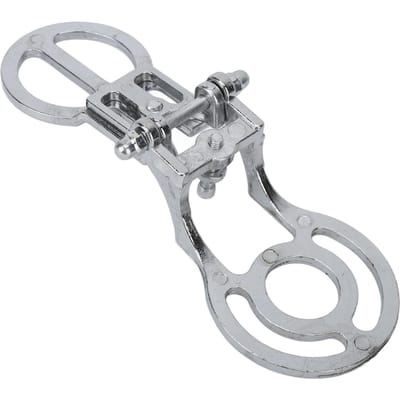 Articulateur dentaire Acier inoxydable Prothèse complète Outil de laboratoire pour moulage de la cavité buccale gray