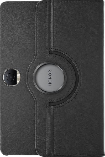 Avizar Foliohoes Geschikt voor Honor Pad 9 360° roterende steunklep, Zwart