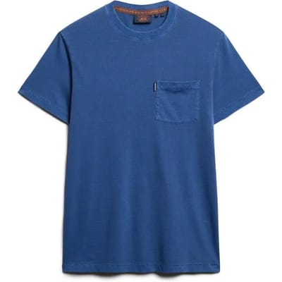 Superdry - Essential Washed T-shirt met borstzak - Heren - T-shirts
