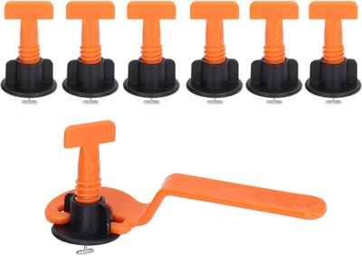 Tegel Nivelleringssysteem - Vloer Leveller Kit - Vlakke Tegels Leggen - Herbruikbaar en Duurzaam - 126 Stuks