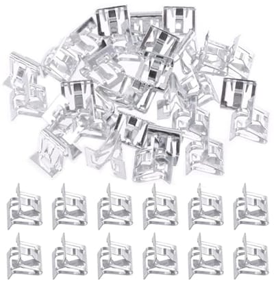 Universele U-clip voor auto - 30 stuks - 11 mm - Metalen Trim Clipset voor Dashboard en Deurbekleding