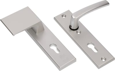Ami Veiligheidsbeslag voordeur schildgarnituur - deurdikte 38/45mm - linkswijzend - 193 x 50 mm - PC 55 - F2