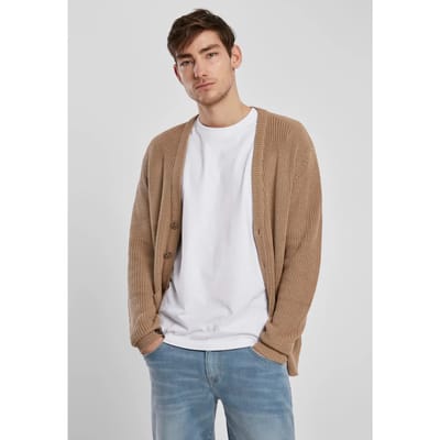 Urban Classics Cardigan -L- Boxy Cardigan warm sand Beige