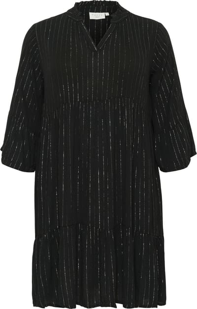 Kaffe Curve KClio Dames Jurk -Black Deep