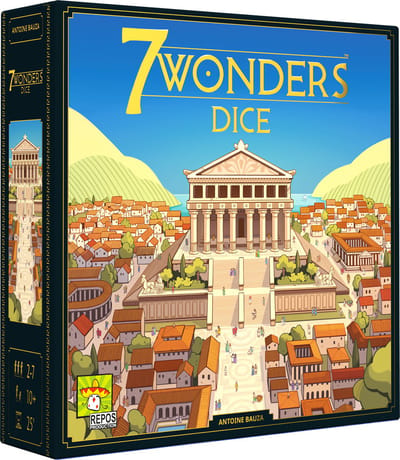 Asmodee bordspel 7 Wonders Dice strategie spel voor families.