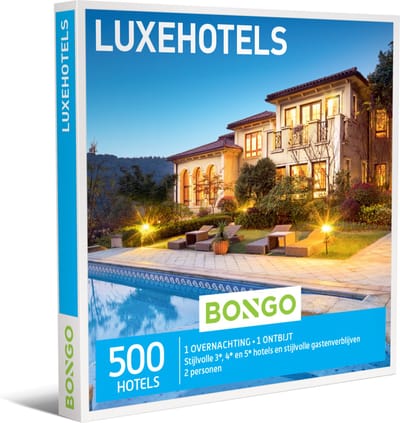 Bongo Bon - Luxehotels Cadeaubon - Cadeaukaart cadeau voor man of vrouw | 500 karaktervolle, trendy en luxueuze hotels