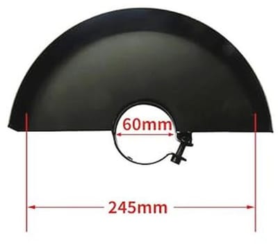 Metalen Beschermkap voor 230 mm Haakse Slijper met 60 mm Opname