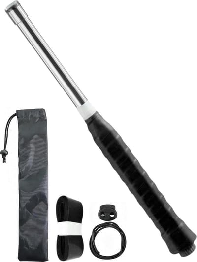 Badminton Krachttrainer - Trainingsracket Swing Trainer - Badminton Oefenen - Verstelbare Weerstand - 35 cm - Zwart