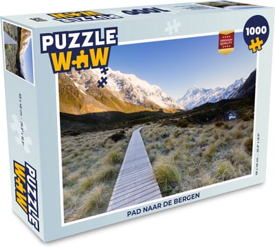 Puzzel Pad naar de bergen - Legpuzzel - Puzzel 1000 stukjes volwassenen