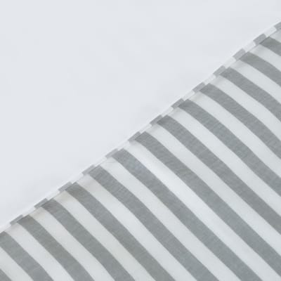 Kayori Joa Dekbedovertrek Katoen - 140x200-220 + 1 sloop - Zomerse Look & Ademend - Eenpersoons - Grijs