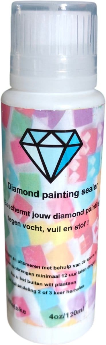 Sealer - 120 ML - Diamond painting - Finish - Beschermlaag voor diamond painting
