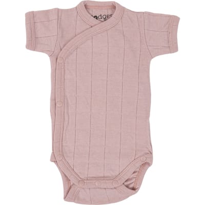 Goedkope romper korte mouw - Maat 56 - Overslagromper - Roze