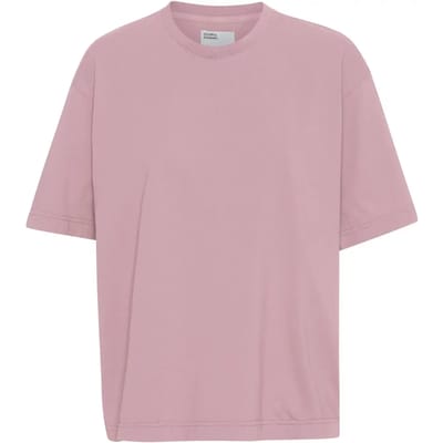 Dames-T-shirt Colorful Standard Organic oversized faded pink