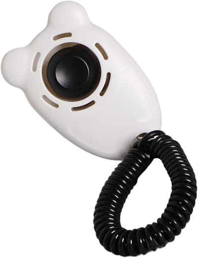 Huisdier Trainings Clicker - Gedragstraining Clicker - Huisdieren Trainen - Met Polsband - 4.5x7x2 cm - Blauw