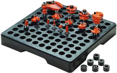 Opbergplank voor Gat- en Freesboren - Praktische Organizer tot 100 Gereedschappen