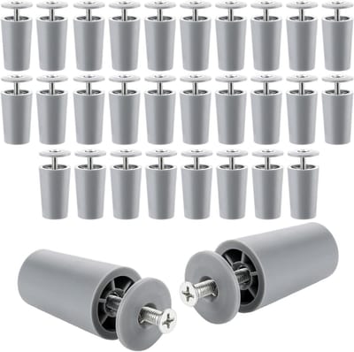 Allecto Plus - Rolluik Blokkeerder 40 mm Grijs met Schroef en Schijf - Roller Shutter Onderdelen