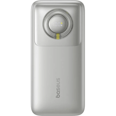 Externe Batterij Baseus Free2Pull, 20000mAh, 65W, PD, 2 x USB-C, Grijs P10073700843-00