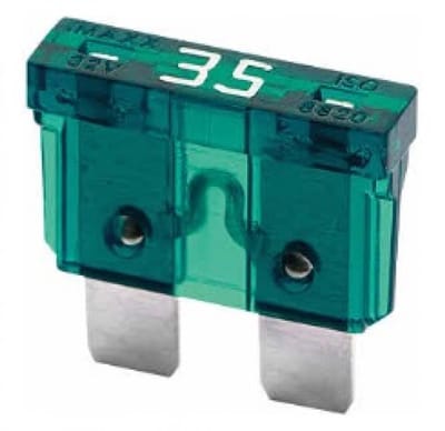 10x Steekzekering 35Ampere Licht groen - 233011 - Elektrawebshop