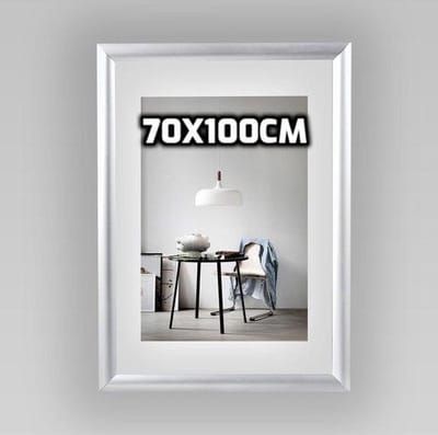 Kliklijst 70x100cm B1 25 mm Aluminium Fotolijst Posterlijst, Inclusief Beschermfolie