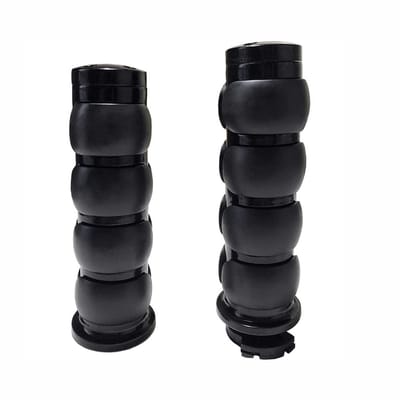 Dailygoods- Handgrepen Motorfiets - Rubber - Zwart - 7/8 inch (22 mm) - Ergonomisch - Duurzaam - Motorhandgrepen