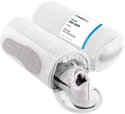 Dailygoods- Schoenwaszak 360° Reiniging - Pluizige Vezels - Efficiënte Reiniging - Verborgen Ritssluiting - Capaciteitsupgrade - Bescherming tegen Krassen - Schoenentas