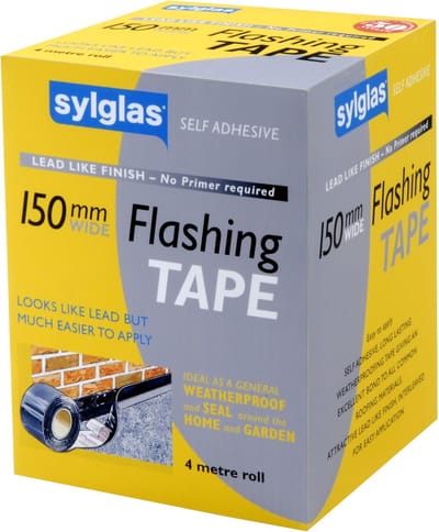 Loodvervanger Tape - Dak Reparatie Tape - Waterdicht Afdichten - Zelfklevend Snel - 150mm x 4m - Grijs