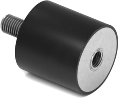 Rubbermagazijn - Trillingsdemper - Type B - 30x30mm - M8 - Set 10 stuks