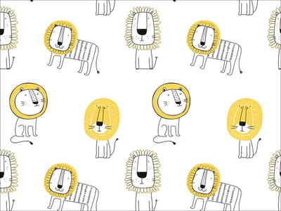 kinderkamerkleed vinyl | | Lion
