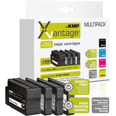 Xvantage Inktcartridge vervangt HP 953XL, L0S70AE, F6U16AE, F6U17AE, F6U18AE Compatibel Combipack Zwart, Cyaan, Magenta, Geel 1747,4085 1747,4085