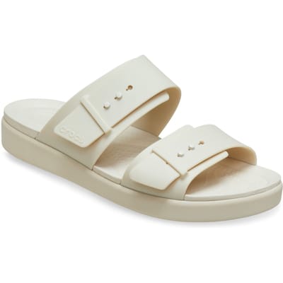 Crocs Brooklyn Buckle Dames Sandstone Sandalen