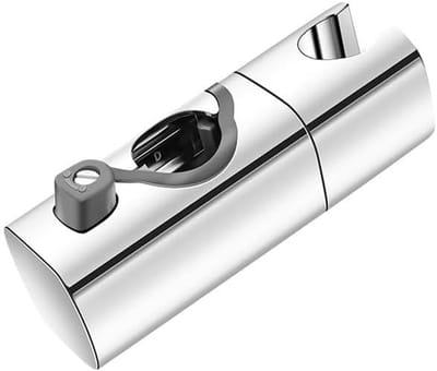 SnelShoppen - Douchekophouder Universeel 24-26 mm - Draaibaar, Chroom, Zonder Boren - Eenvoudige Montage voor Douche, Badkameraccessoires, Douchekop B