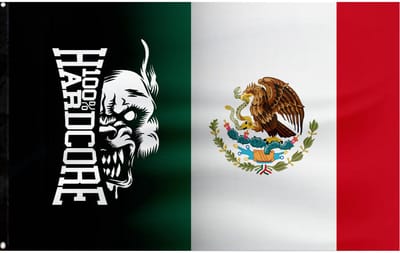 100% Hardcore Vlag Mexico