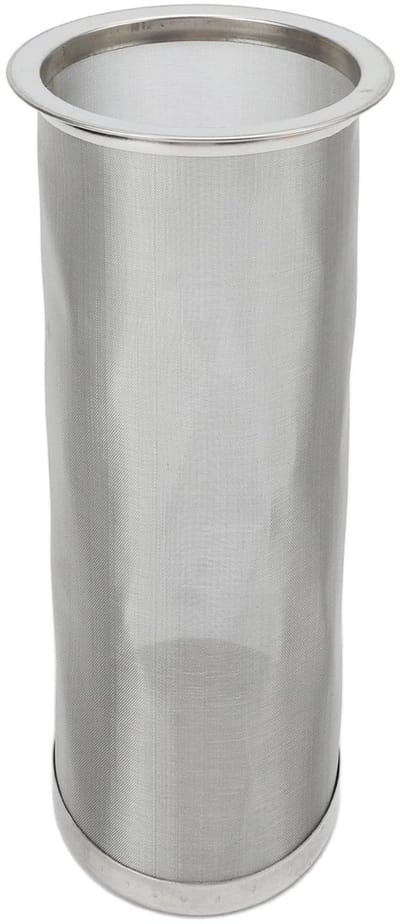 Dailygoods- Koffiefilter Herbruikbaar - Roestvrij Staal - Cilindrisch - Lichtgewicht - Niet Lekken - Geschikt voor Koud Gebrouwen Koffie - Cold Brew Filter