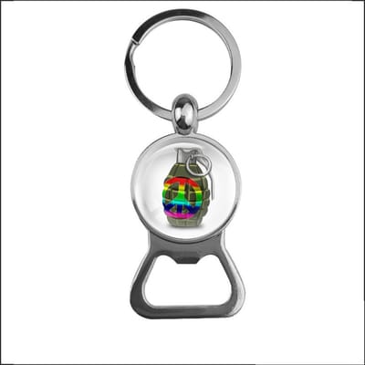 Bieropener Glas - Granaat Peace