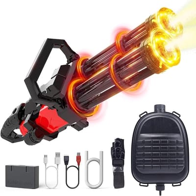 Elektrisch Waterpistool met Rugzaktank 3000 ml – Oplaadbaar – Dubbele Loop – Met LED Verlichting – Zomer Waterblaster Set