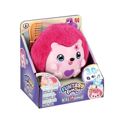 Jumbo - Funtasy Family - Kiss-meez Egel - Interactieve knuffel - Plush - Vanaf 3 jaar