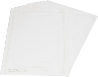 30 Vellen B4 Manga Papier, Schetspapier voor Tekenen, Geel Strip Papier, 120G Draagbaar Animatiepapier met Schaal voor Creatieve Kunstwerken