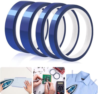 Hittebestendige Sublimatie Tape - 4 Rollen, Residuvrij voor Elektronisch Printen, Circuitborden en DIY Projecten (10mm/20mm)