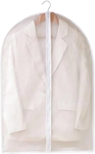 Kledinghoes Set - Stofhoes Kleding - Kleding Opbergen - Ademende Bescherming - 10 Stuks - Transparant