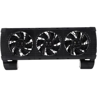Aquarium Koeler Ventilator 5 Snelheden Instelbaar met Timer 3 Koppen Stille Koeling Vis Tank Ventilator Voor Aquarium black