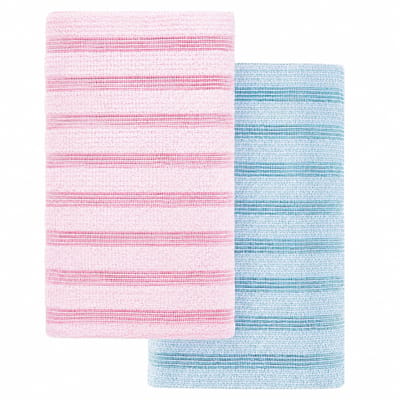 Bodybite - Exfoliërende Scrub Handdoek - Set van 2 stuks - Rugscrubber & Lichaamsscrub - Sneldrogende Badhanddoek voor Douche & Bad - Verwijdert Dode Huidcellen - Unisex - EXFOLIOR