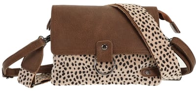 Schoudertas - Camel - Weston Dot - Stoer - Trendy