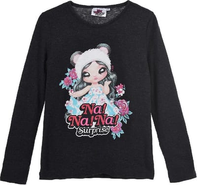 Na!Na!Na! Surprise - Longsleeve Na!Na!Na! Surprise - meisjes - grijs - maat 110
